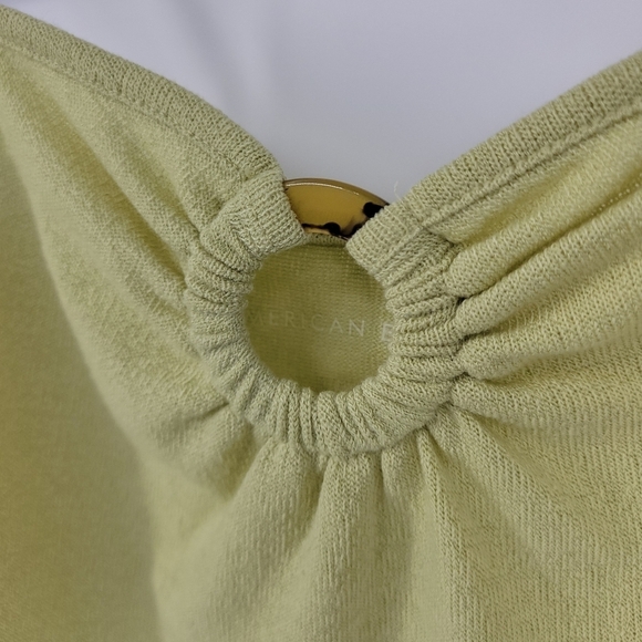 American Eagle Outfitters Womens Yellow Keyhole Cami Top Size M - Picture 16 of 16